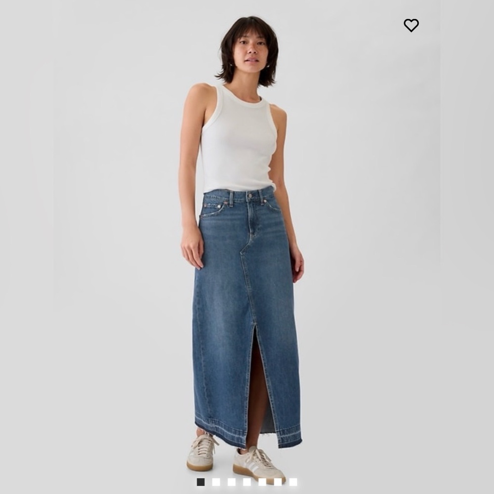 GAP Denim Maxi Skirt